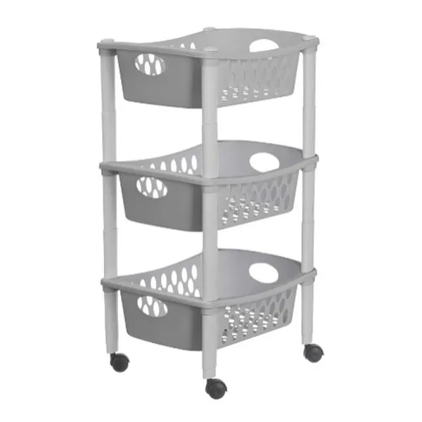 Передвижная тумба Stefanplast Серый Пластик 40 x 29,5 x 68,5 cm (6 штук)