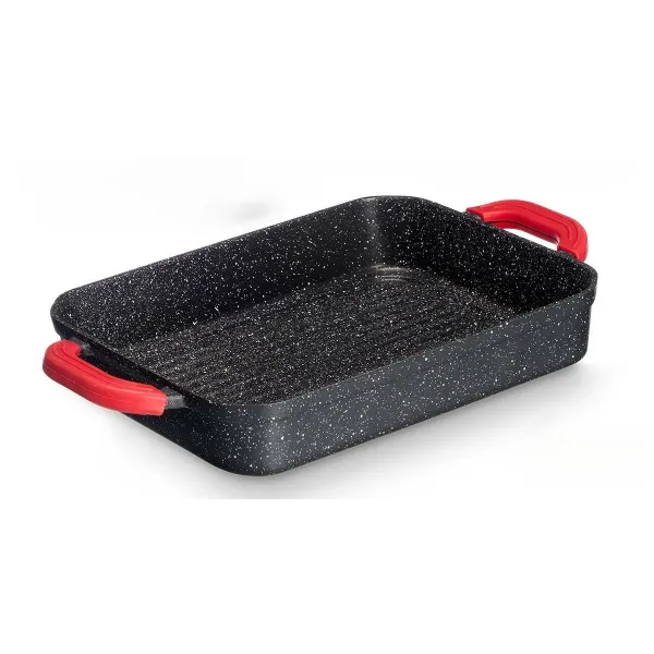 Гусятница Kinvara Белый Чёрный Красный Силикон Алюминий 32 x 25 cm