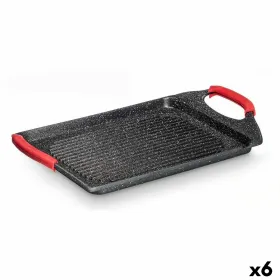 Grill Kinvara Valge Must Punane Silikoon Alumiinium 34 x 26 cm