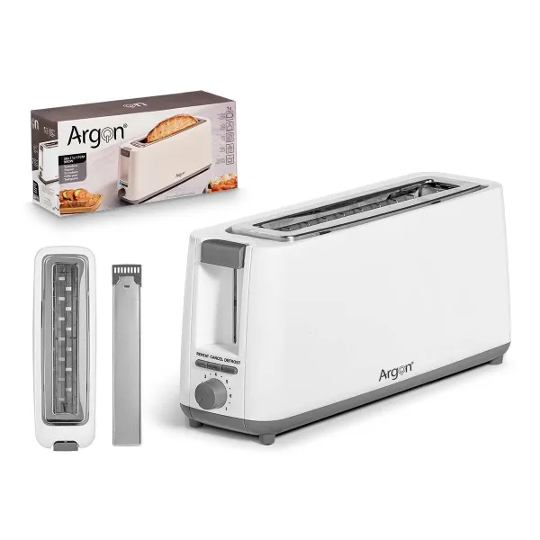 Leivänpaahdin Argon Valkoinen 900 W
