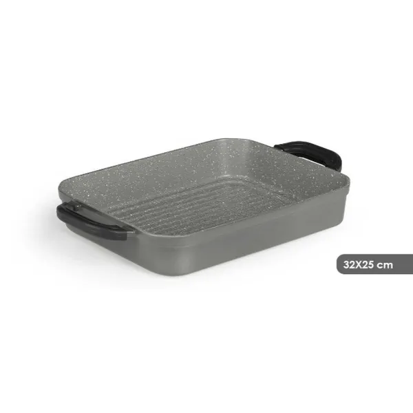 Гусятница Kinvara Белый Красный Серый Силикон Алюминий 32 x 25 cm