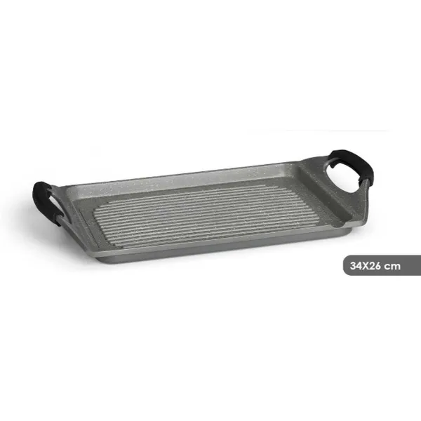 Гусятница Kinvara Белый Красный Серый Силикон Алюминий 34 x 26 cm