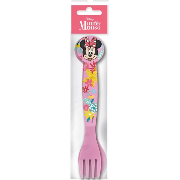 Aterinsetti Minnie Mouse CZ11401 Pinkki Muovinen 2 Kappaletta