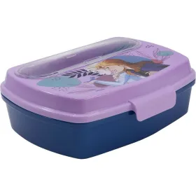 Pusdienu Kastīte ar Piederumiem Frozen CZ11271 Zils Plastmasa