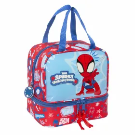 Lõunasöögikarp Spider-Man Rescue Sinine Punane 20 x 20 x 15 cm