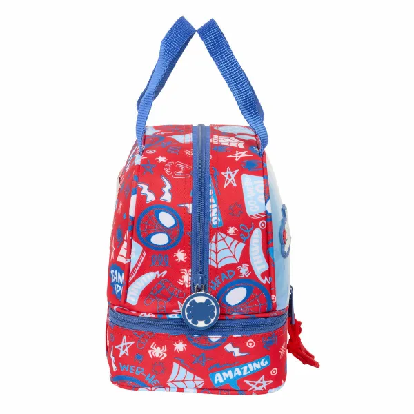 Lunchbox Spider-Man Rescue Blue Red 20 x 20 x 15 cm