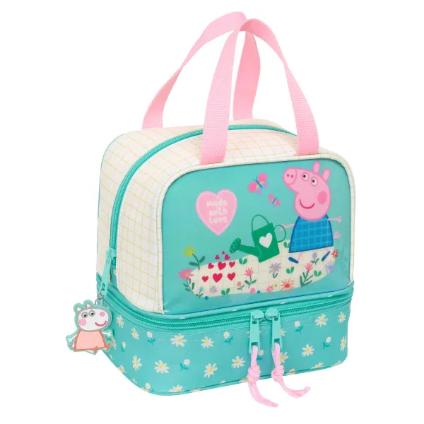 Eväsrasia Peppa Pig Pretty flowers Keltainen Mintunvihreä 20 x 20 x 15 cm