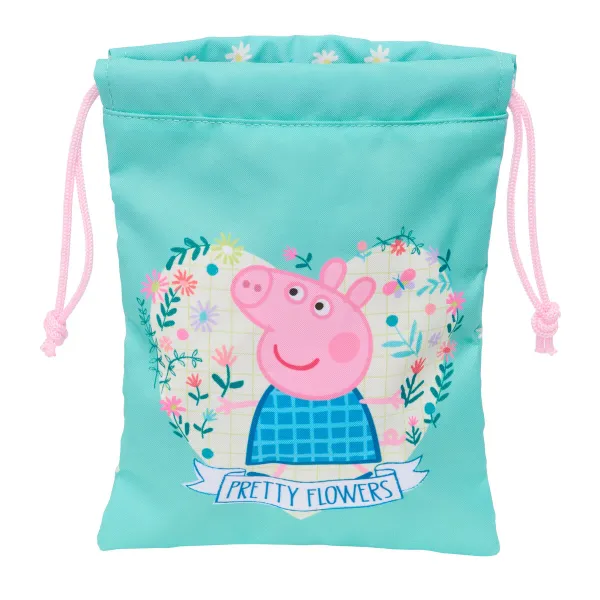 Priešpiečių dėžutė Peppa Pig Pretty flowers Geltona Mėtos