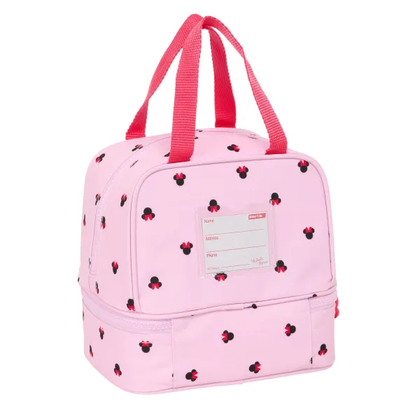 Priešpiečių dėžutė Minnie Mouse Naive Rožinė 20 x 20 x 15 cm