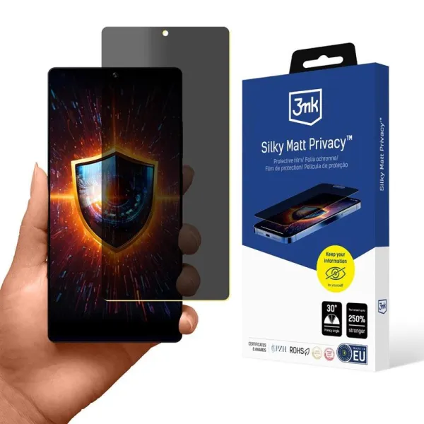 3mk Silky Matt Privacy - Matte Privacy Film for Samsung Galaxy S25 Ultra