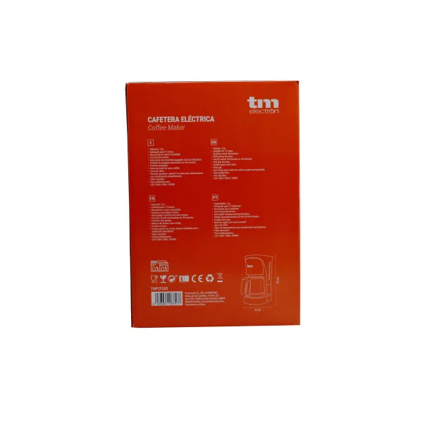 Suodatinkahvinkeitin TM Electron 1000W 1,5 L 12 Puodeliai