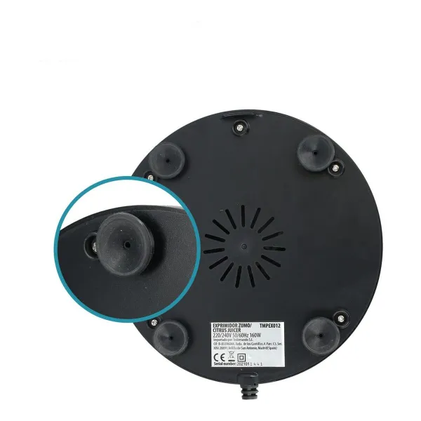 Электрическая соковыжималка TM Electron Нержавеющая сталь 160 W