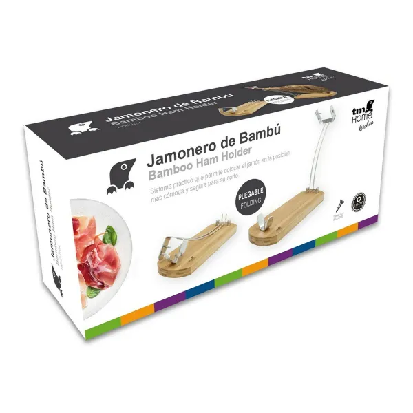 Taitettava kinkkuteline Bambu (37,5 x 16,5 cm)