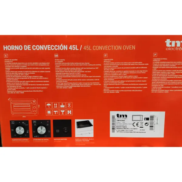 Аэрогриль TM Electron 45 L 45 L 200ºC