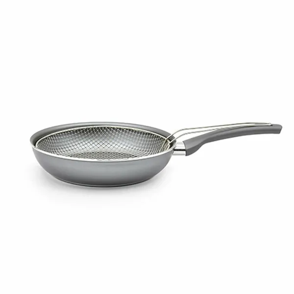 Panna ar groziņu TM Home Ø 24 cm Alumīnijs