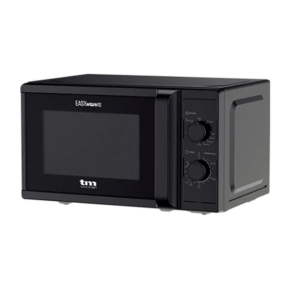 Mikroaaltouuni Grillillä TM Electron Musta 700 W 20 L