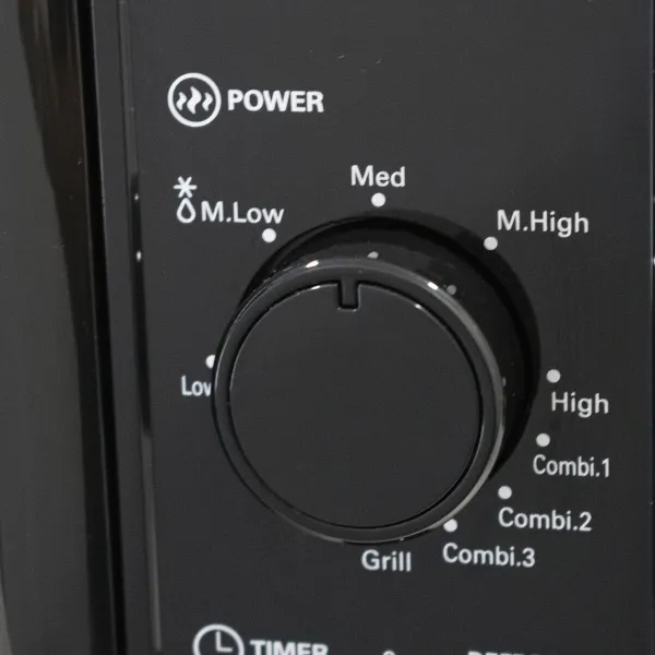 Mikroviļņu Krāsns ar Grilu TM Electron Melns 700 W 20 L