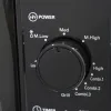 Mikroaaltouuni Grillillä TM Electron Musta 700 W 20 L