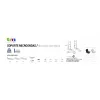 Microwave support TM Electron Black 35 kg