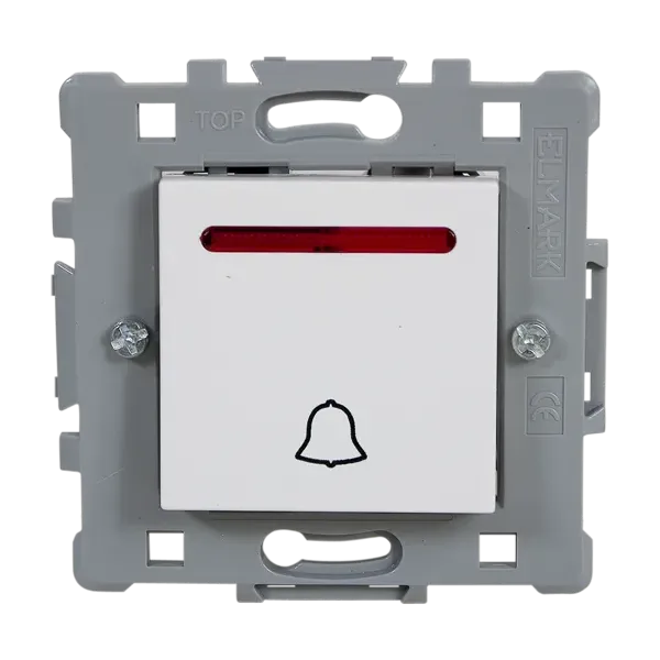 SPLENDOR EL0609 DOORBELL SWITCH WHITE WITH LIGHT