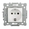 SPLENDOR EL0616 GERMAN TYPE SOCKET WHITE