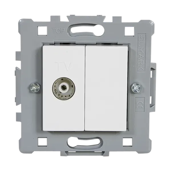 SPLENDOR EL0621 TV SOCKET RG11 WHITE