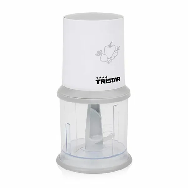 Lihamylly Tristar Valkoinen Ruostumaton teräs Muovinen 200 W 0,5 L