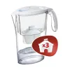 Filter jug TM Electron Transparent Plastic 2,3 L (4 Pieces)