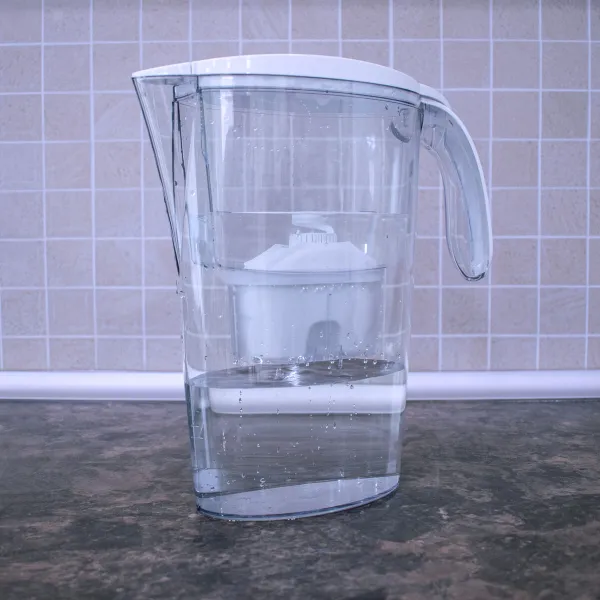 Filter jug TM Electron Transparent Plastic 2,3 L (4 Pieces)