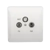 SPLENDOR EL0668 TV, FM, SAT SOCKET WHITE