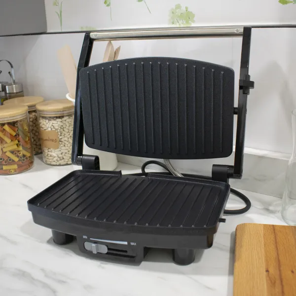 Grillikeittolevy TM Electron 1500 W 28 x 19 cm Teräs