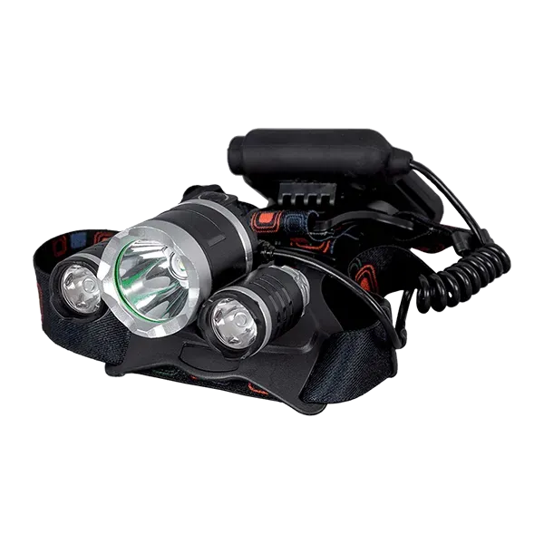 ZOOM HEADLAMP E-3396 1xXML T6 + 2xCREE XPE