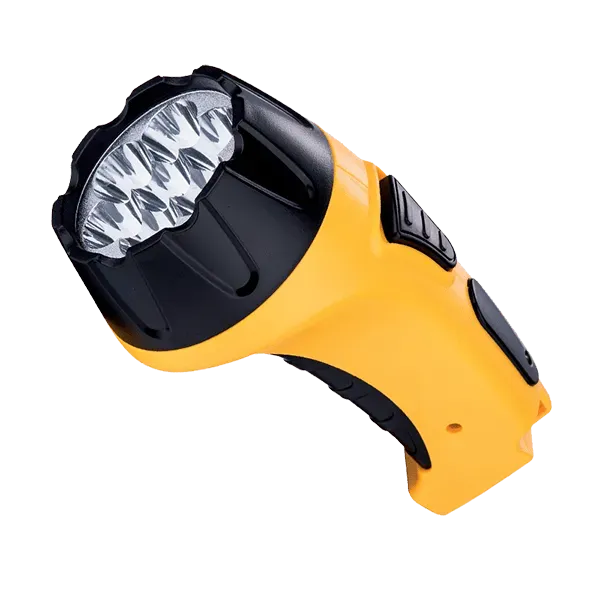 HANDY SPOT FLASHLIGHT RECHARGEABLE E-6630 7LED YELLOW