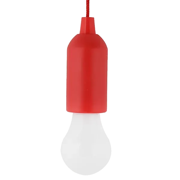 BULB SHAPE PULL LIGHT E-6621 1W RED