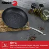 Pannu Fagor Savia Karkaistu alumiini Hopeinen Ø 26 cm