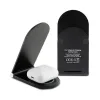 Karl Lagerfeld Choupette MagSafe - Foldable 2-in-1 Inductive Charger with MagSafe for iPhone and AirPods 15W (black)