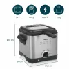 Taukvāres Katls Princess 01.182612.01.001MINIFREIDORA Tērauds 1000 W 1,5 L