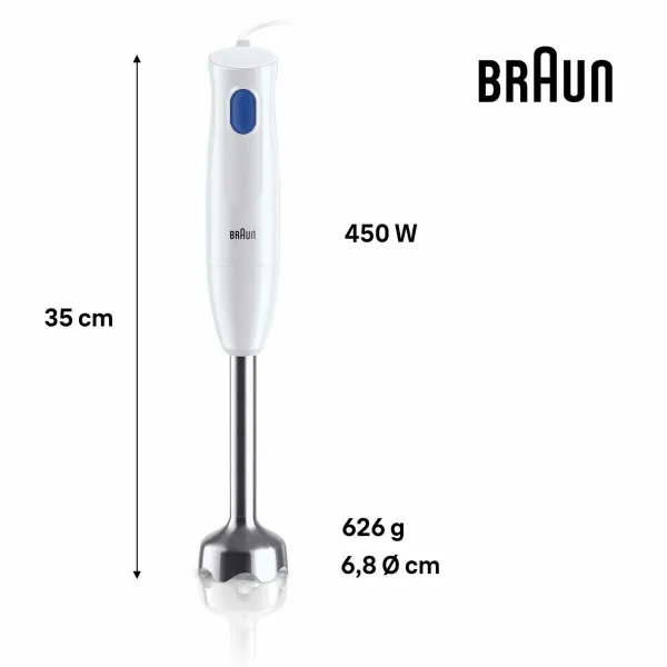 Kannmikser Braun MQ10.001MWH Valge 450 W