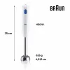 Trintuvas su indu Braun MQ10.001MWH Balta 450 W