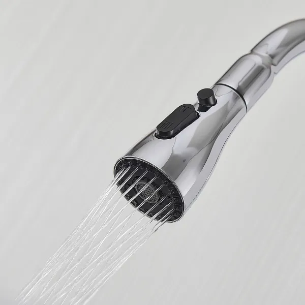 Mixer Tap Fontastock Chrome Stainless steel Brass Ceramic Zinc Alloy C-shaped Height