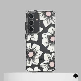 Kate Spade New York Protective Case - Samsung Galaxy S24 Case (Hollyhock Cream)