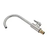 Mixer Tap Fontastock Grey Stainless steel Ceramic Zinc Alloy C-shaped