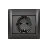 RHYME GERMAN TYPE SOCKET GRAPHITE METALLIC