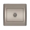 RHYME TV SOCKET GREY METALLIC