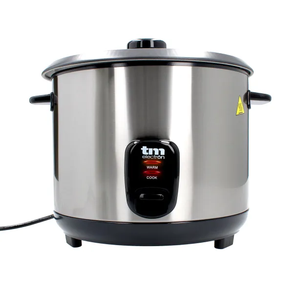 riisinkeitin TM Electron Teräs Lasi Ruostumaton teräs 900 W 2,2 L