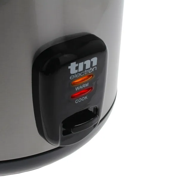 riisinkeitin TM Electron Teräs Lasi Ruostumaton teräs 900 W 2,2 L