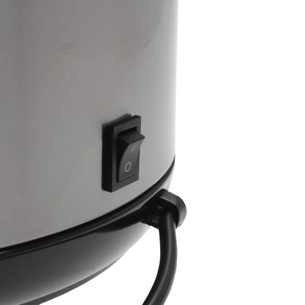 riisinkeitin TM Electron Teräs Lasi Ruostumaton teräs 900 W 2,2 L