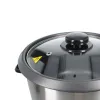 riisinkeitin TM Electron Teräs Lasi Ruostumaton teräs 900 W 2,2 L