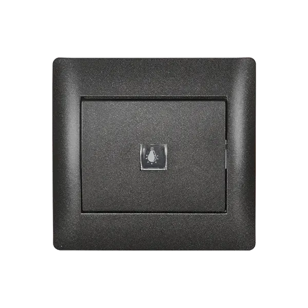 RHYME PUSH LIGHT BUTTON GRAPHITE METALLIC