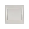 RHYME ONE BUTTON CROSS SWITCH WHITE METALLIC